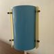 Vintage lamp 50s-60s metal sky blue and plexiglass