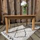 Antique solid oak coffee table