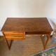 Vintage desk sled legs oak veneer