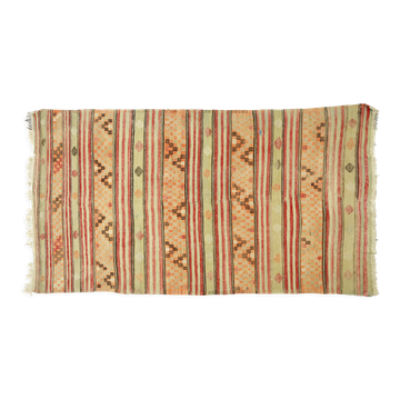 Anatolian handmade kilim rug 289 cm x 163 cm