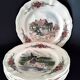 6 Sarreguemines earthenware dessert plates Model Obernai