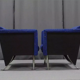 Paire de fauteuils velours, 1970