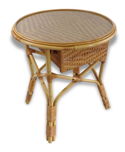 Beautiful Table With Glass Top Drawer Rattan Selency - Wicker Coffee Table With Drawers Beautiful Table With Glass Top Drawer Rattan Selency - Wicker Coffee Table With Drawers