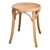 Mid Century Pouf Bois courbé Bois Pouf en bois Chevet Pouf à fleurs Skandi Scandinave D