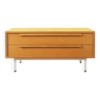 Commode en placage de chêne, années 1960