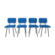 Series of 4 vintage chairs by André Simard for Airborne editions