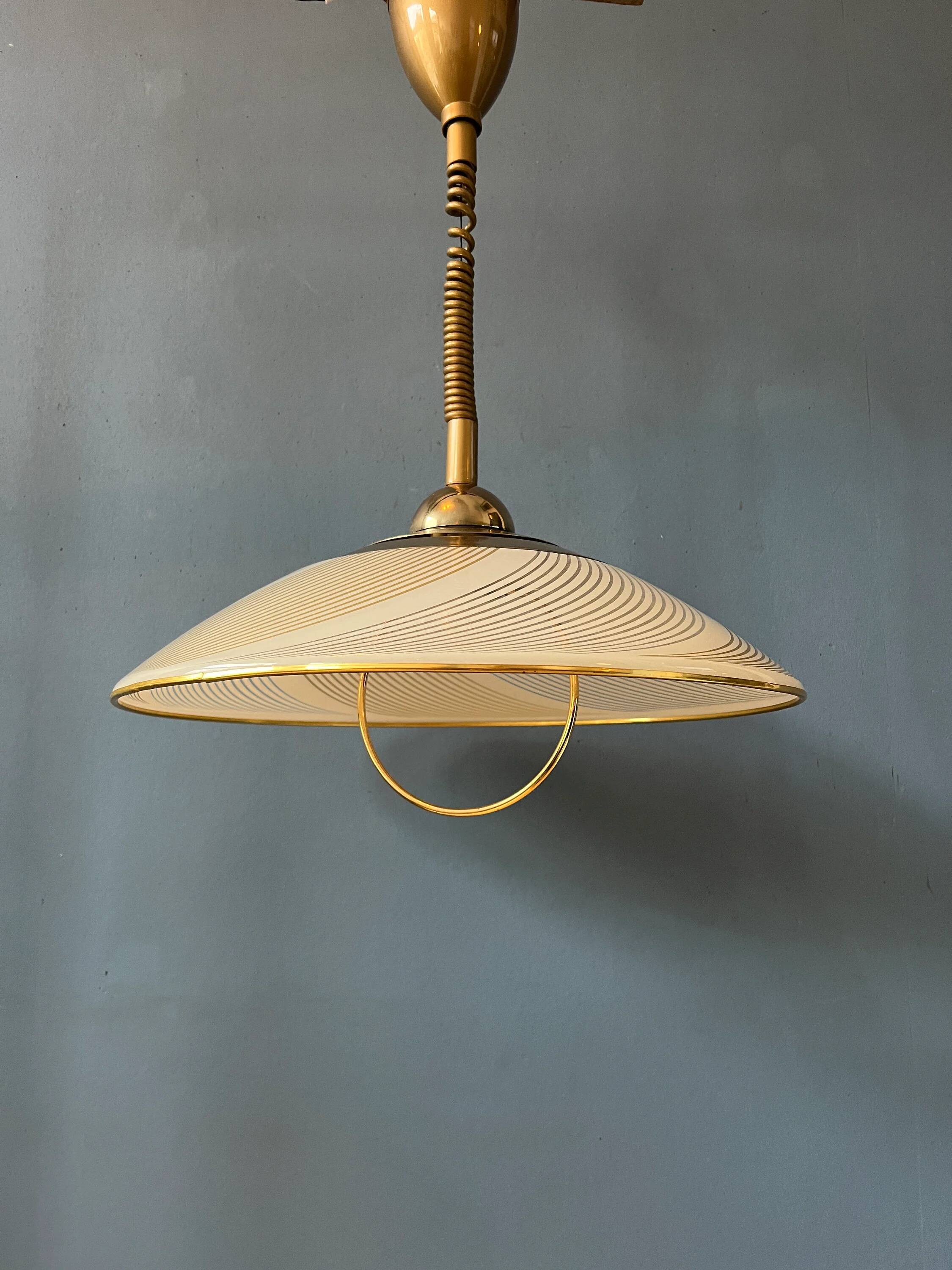 Vintage Mid-Century Hollywood Regency Suspension