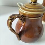 Set of three stoneware jugs from Vendeuvre Pottery – bistro charm