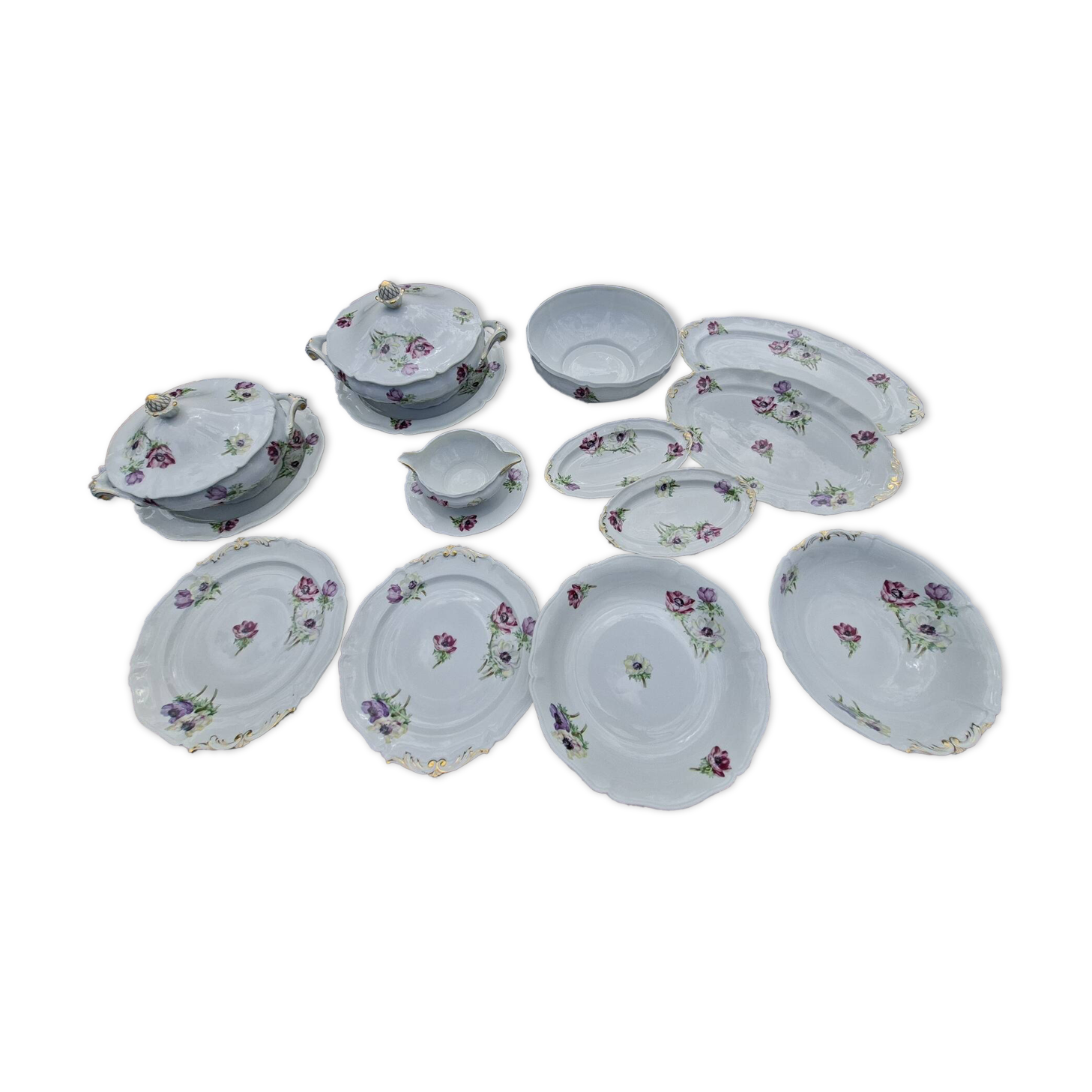 Lot De 14 Plats De Service Limoges Unic Paris