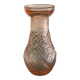 Rosaline hyacinth vase in moulded glass, Art Deco.