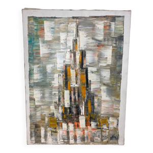 Huile sur toile A.Victoria