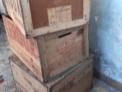 Chicorée Leroux wooden case