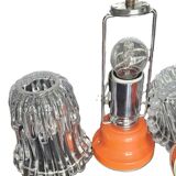 Pair of Vintage 70's Orange Mushroom Lamps