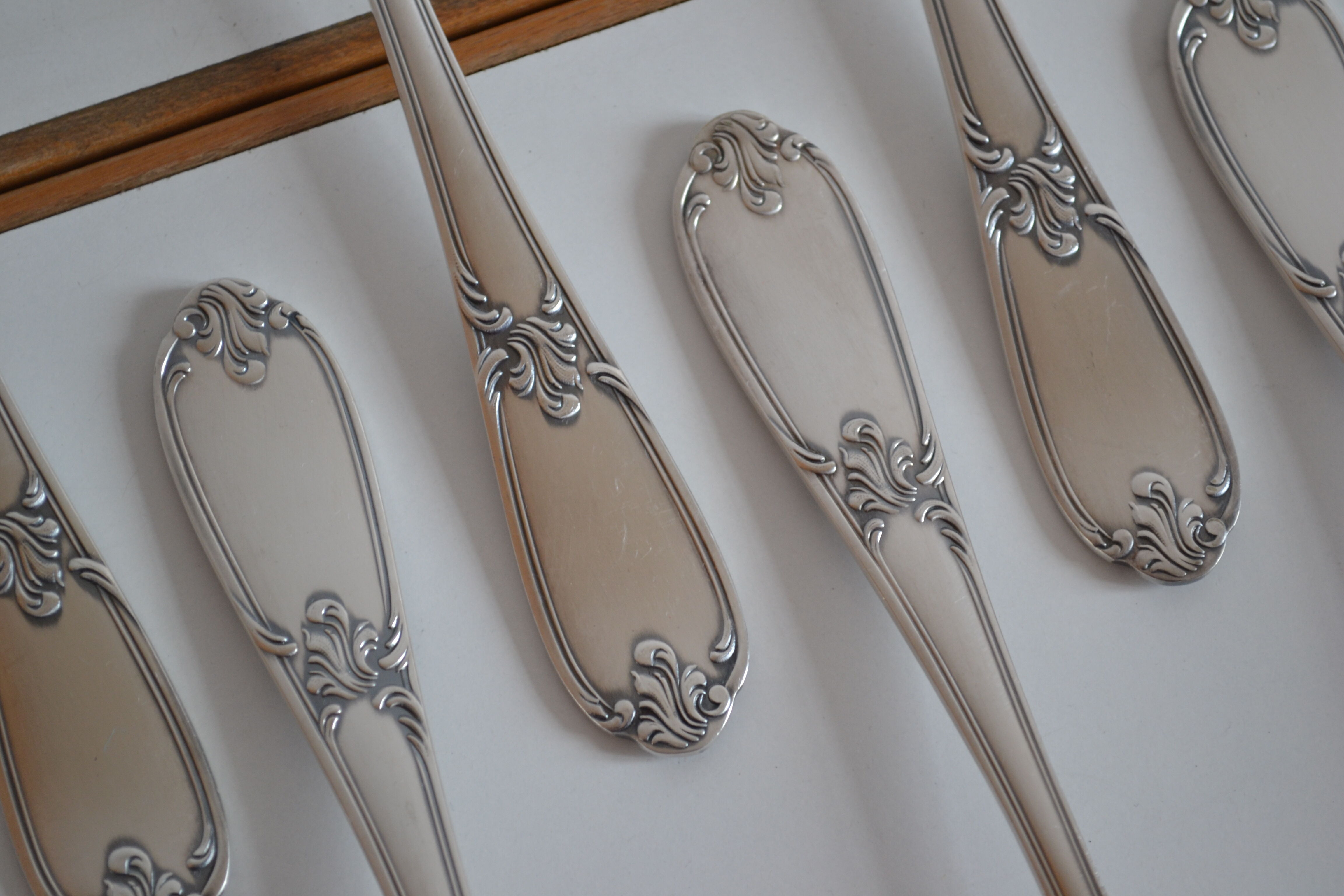 12 tablespoons metal argente orfevre frionnet francois