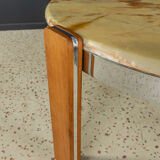 Onyx marble coffee table 70s