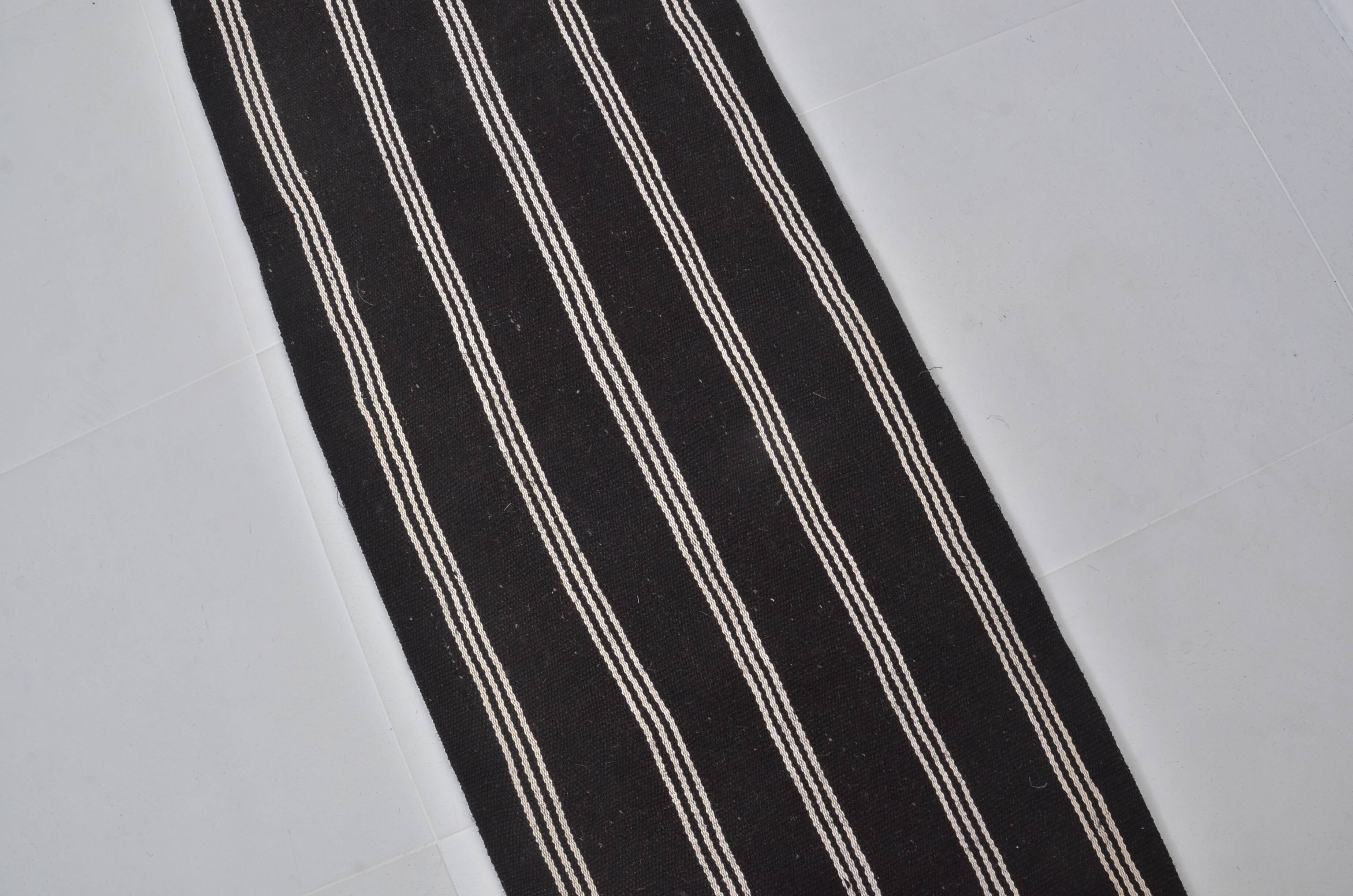 Stripe Vintage Oushak Kilim sku 3828