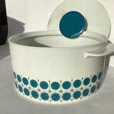 70's duck blue porcelain soupière