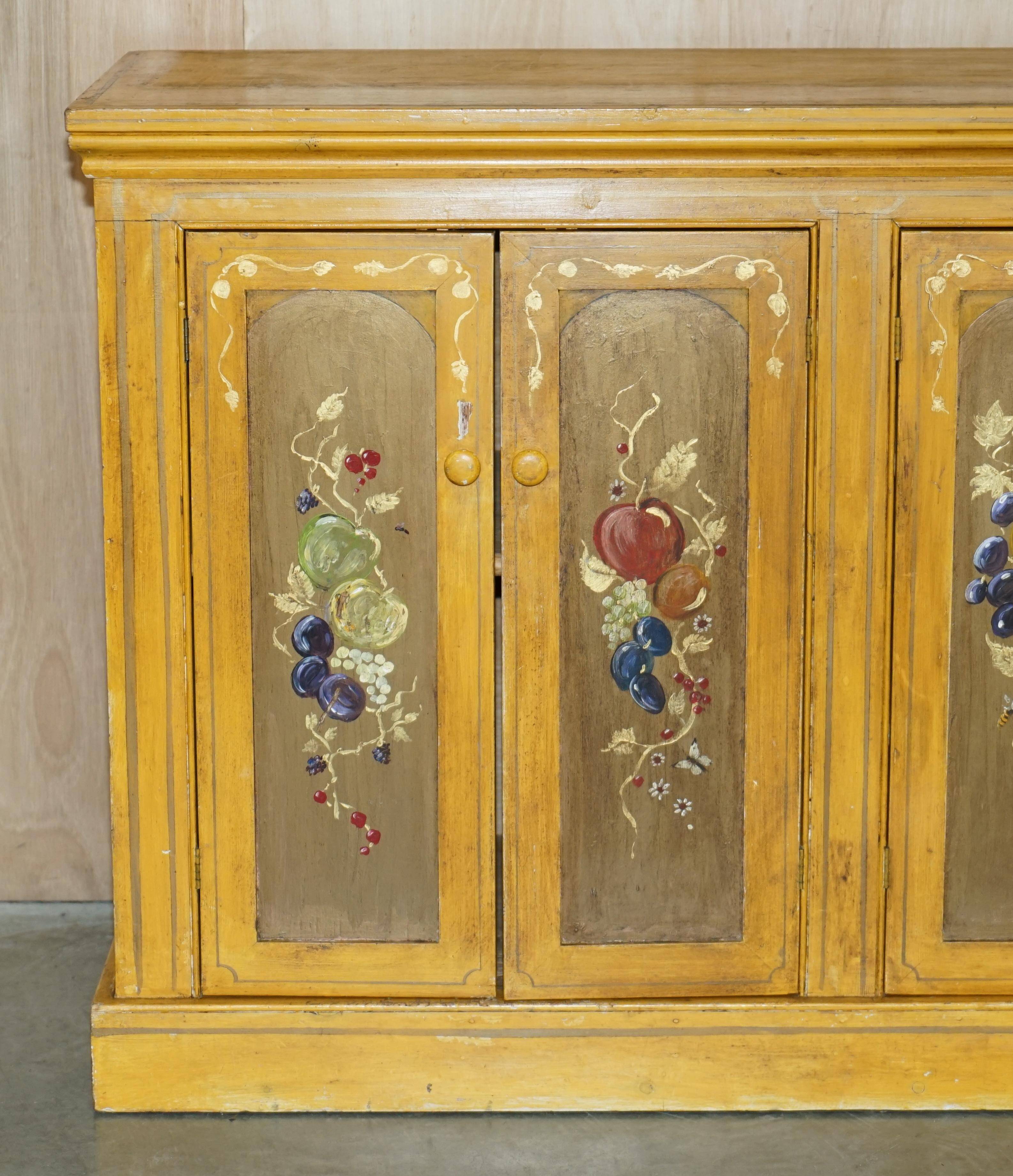 French antique steward's buffet circa 1860 in pine.