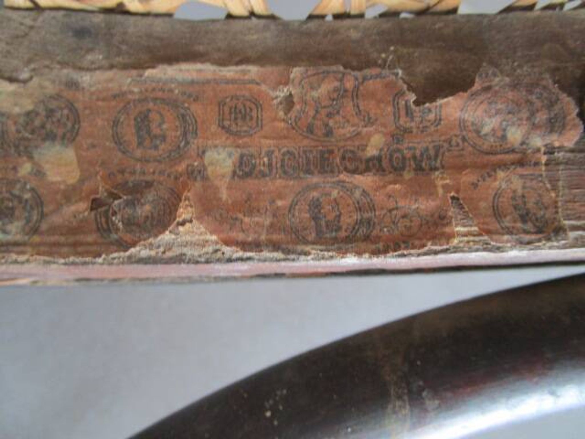 Antique armchair in curved wood - Eastern Europe