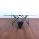 postmodern Dutch design metal coffee table from the 80s or 90s