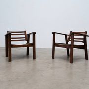 Ensemble de deux fauteuils de salon français anciens