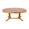 Vintage oval table in elm edition Baumann 1970