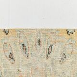 3x9 Beige & Yellow Turkish Vintage Runner Rug, 80x281Cm SK 23538