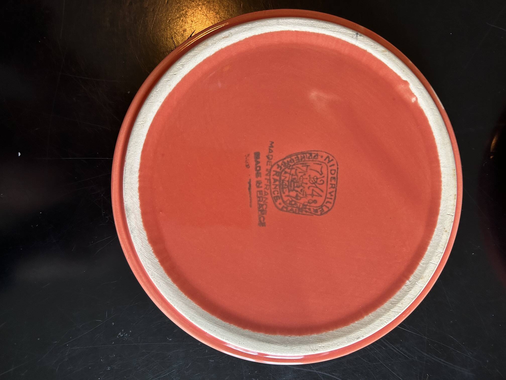 service de vaiselle Niderviller corail 24 piéces 1970