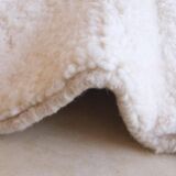 Contemporary red and white rug - 346 x 246 cm