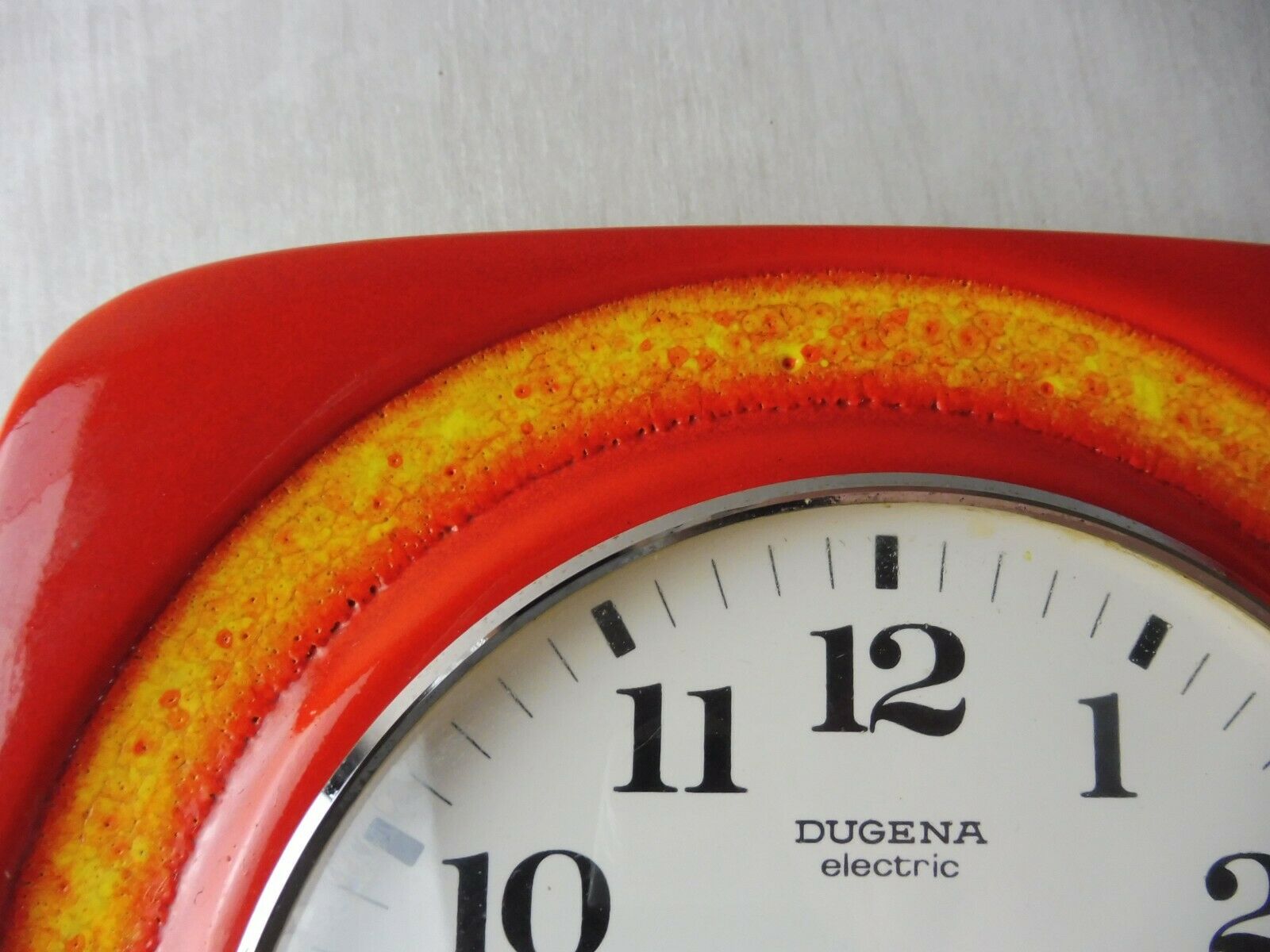 Old clock, Dugena Electric, vintage