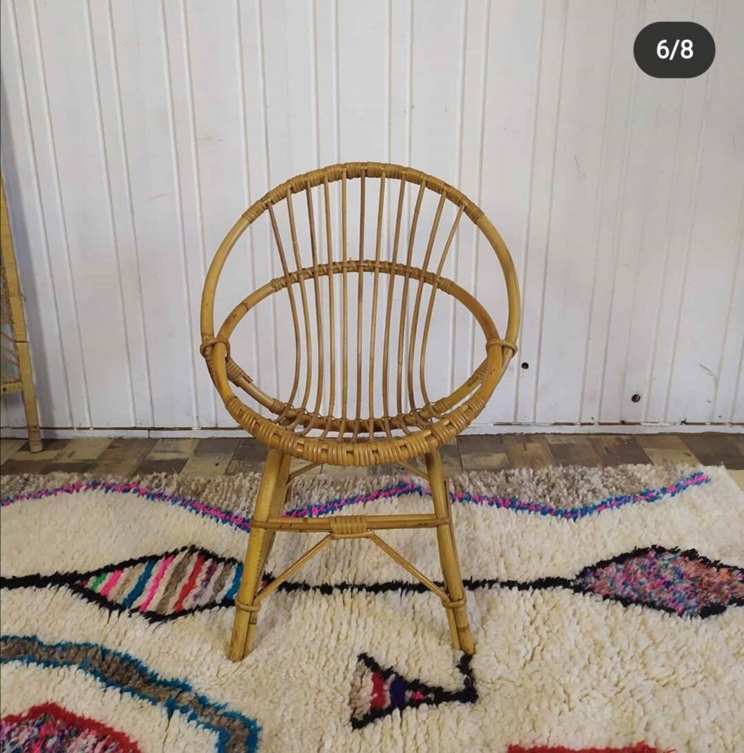 Rattan lounge for child