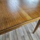 Table basse rectangulaire en hêtre et chêne des années 70
