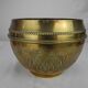 old gilded brass flower pot shabby chic old brass flowers pot
