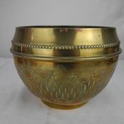 old gilded brass flower pot shabby chic old brass flowers pot