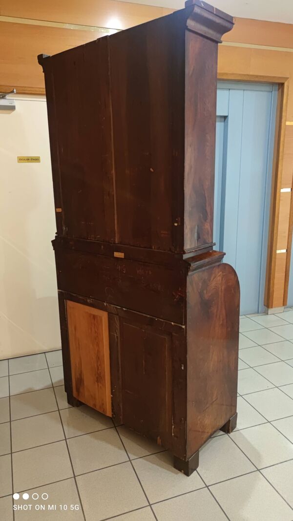 Bureau bibliothèque en acajou époque Victorienne vers 1820