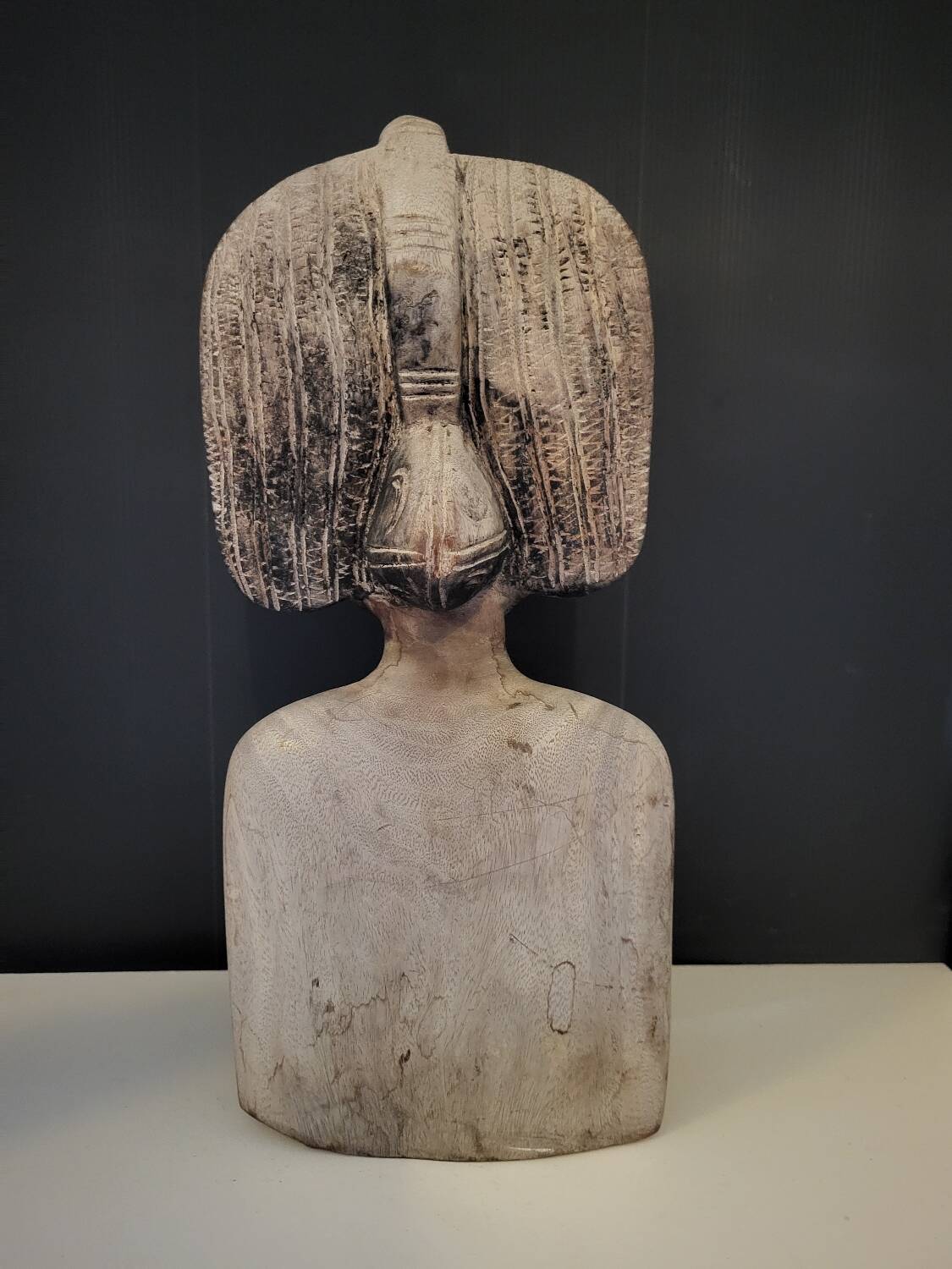 African woman bust