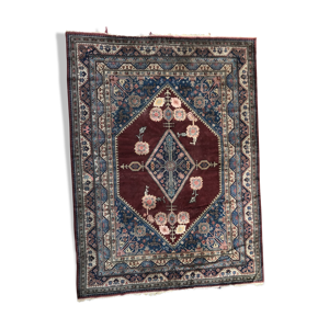 Tapis ancien sinkiang fait main