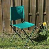 Vintage camping folding chair