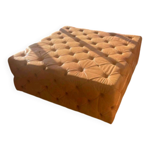 Pouf Da Vinci capitonné