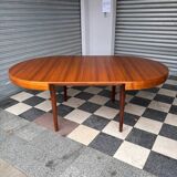 Table extensible en teck vintage