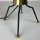Grande lampe de table en laiton de style Stilnovo Spoutnik du milieu du siècle, États-Unis, années 1950