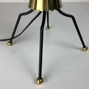 Grande lampe de table en laiton de style Stilnovo Spoutnik du milieu du siècle, États-Unis, années 1950