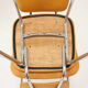 Ensemble de quatre chaises de salle à manger des années 1970, Tchécoslovaquie