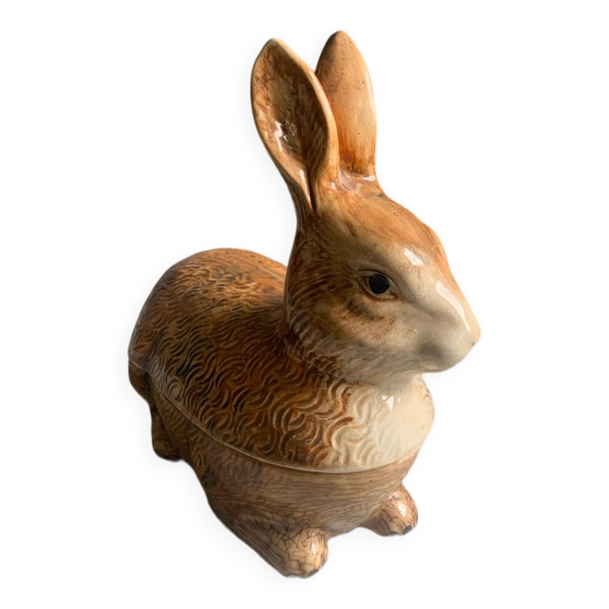 Ceramic rabbit terrine