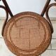 Fauteuil de bureau Thonet cannage et bois