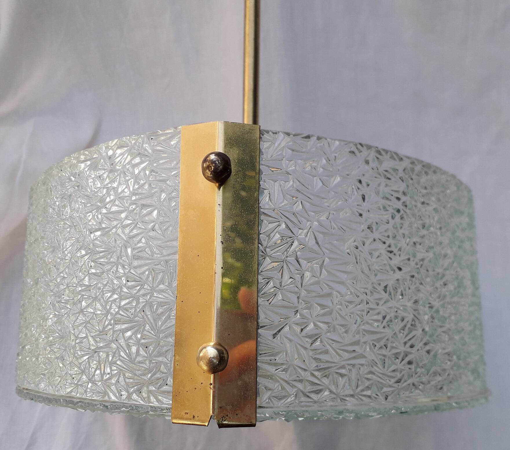 Suspension en verre 70's