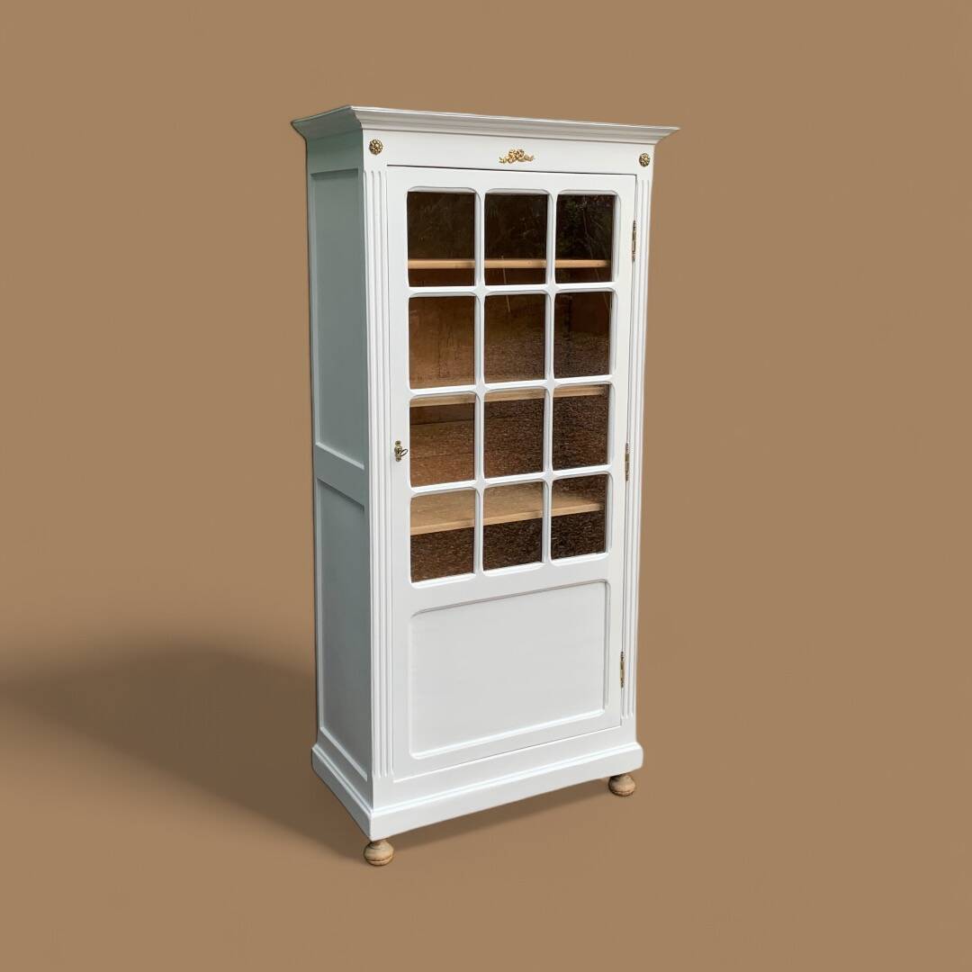 Antique Parisian glass cabinet H150