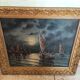 Gustave Warth marine painting