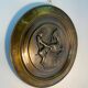 Pair of Italian Art Deco Brass Plate, 1940s