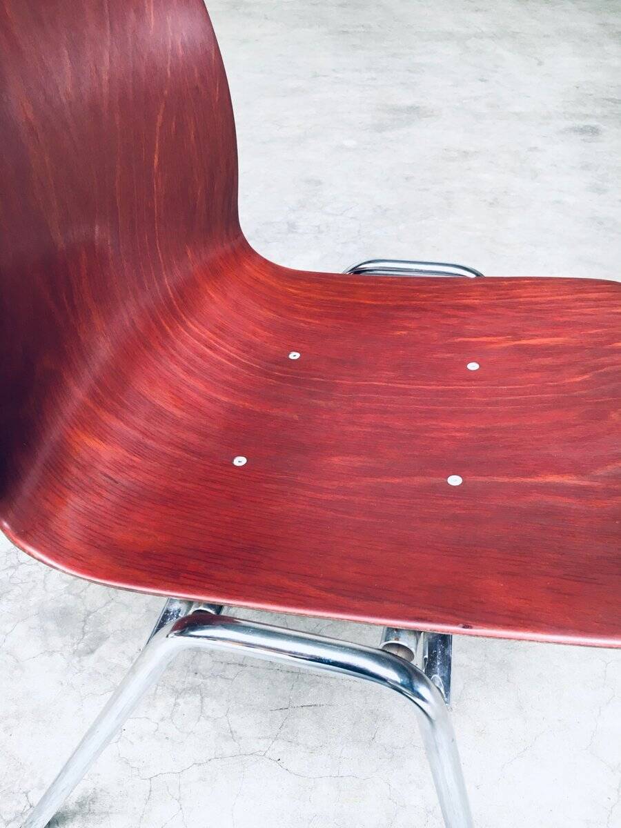 Mid-Century Design Stacking Chairs by Elmar Flötotto for Pagholz, Germany, 1960s, Set of 12